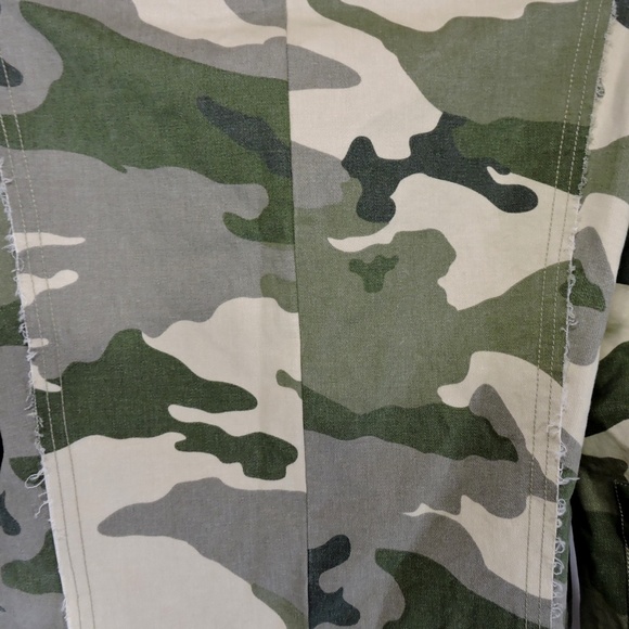 ZADIG & VOLTAIRE ⚜ WOMEN'S GREEN COTTON FASHION JACKET - Picture 4 of 5